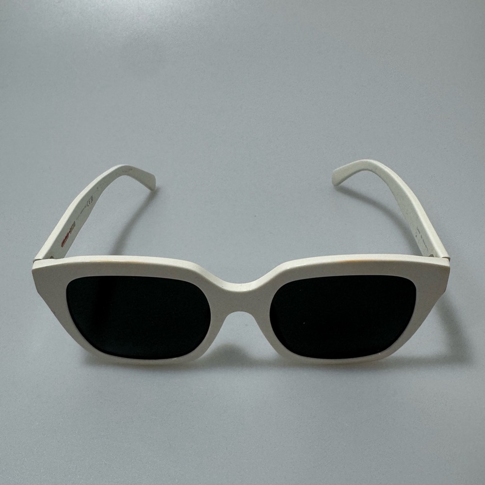Celine Monochroms 03 56MM Square Sunglasses White - Picture 1 of 8